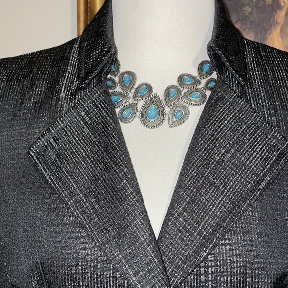 LeSuit Skirt & Suit Studio Blazer (Both Kasper Companies) Matching Suit. Size 8. - Picture 1 of 15